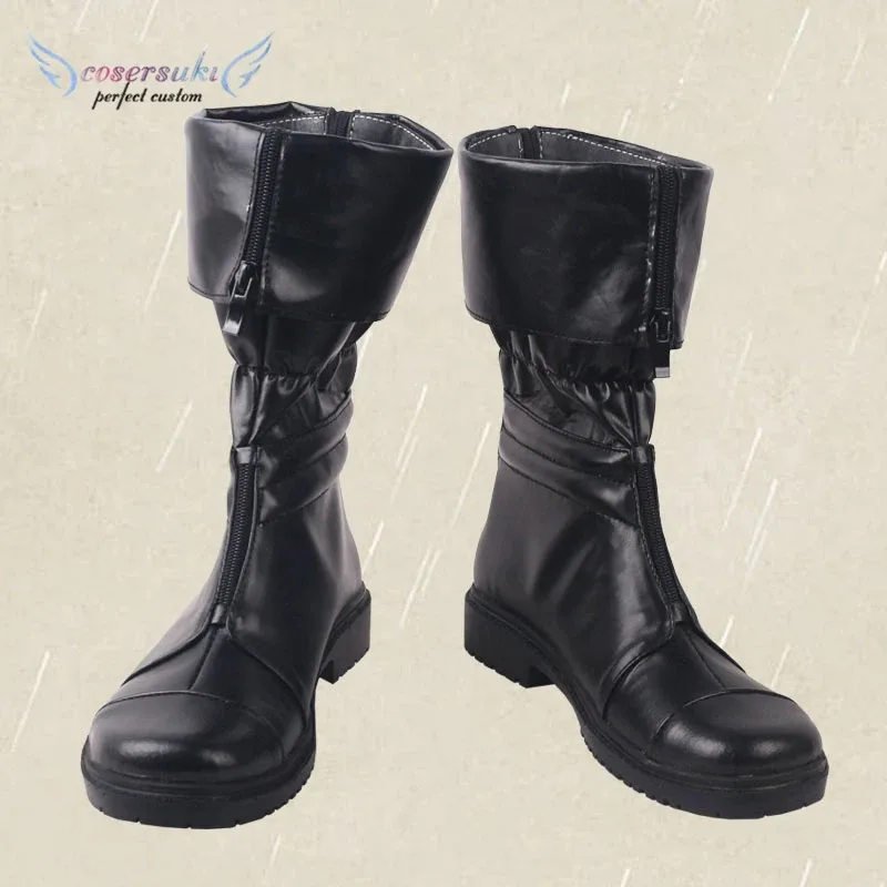 

CyFinal Fantasy VII 7, обувь для косплея Remake Cloud Strife, ботинки для Хэллоуина, карнавала, профессиональная ручная работа