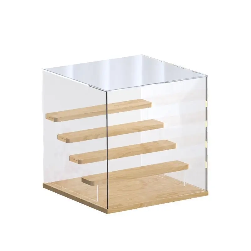 Storage Box Display Stand Figure Toy Display Case Dustproof Acrylic Transparent Figure Display Box Stationery Holder