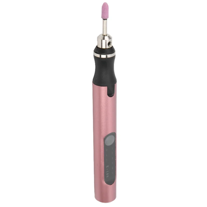 Electric Micro Engraver Pen Mini DIY Vibro Engraving Tool Kit Nail Removal AccessoriesRose Gold