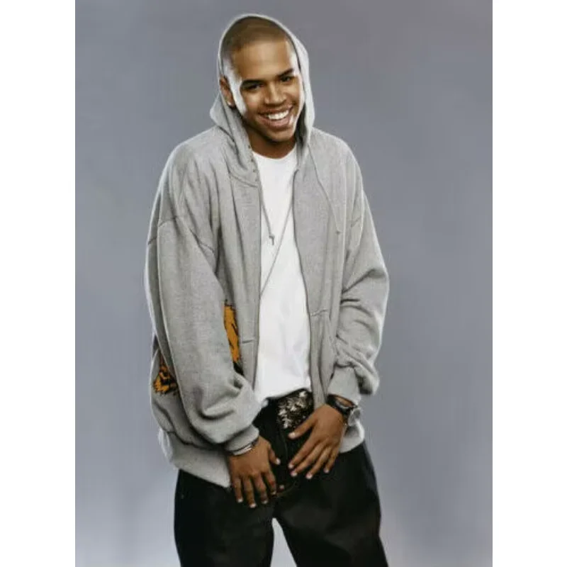 Chris Brown Rapper Hip Hop Music Star Singer  Silk Poster Wall Sticker Decoration Gift