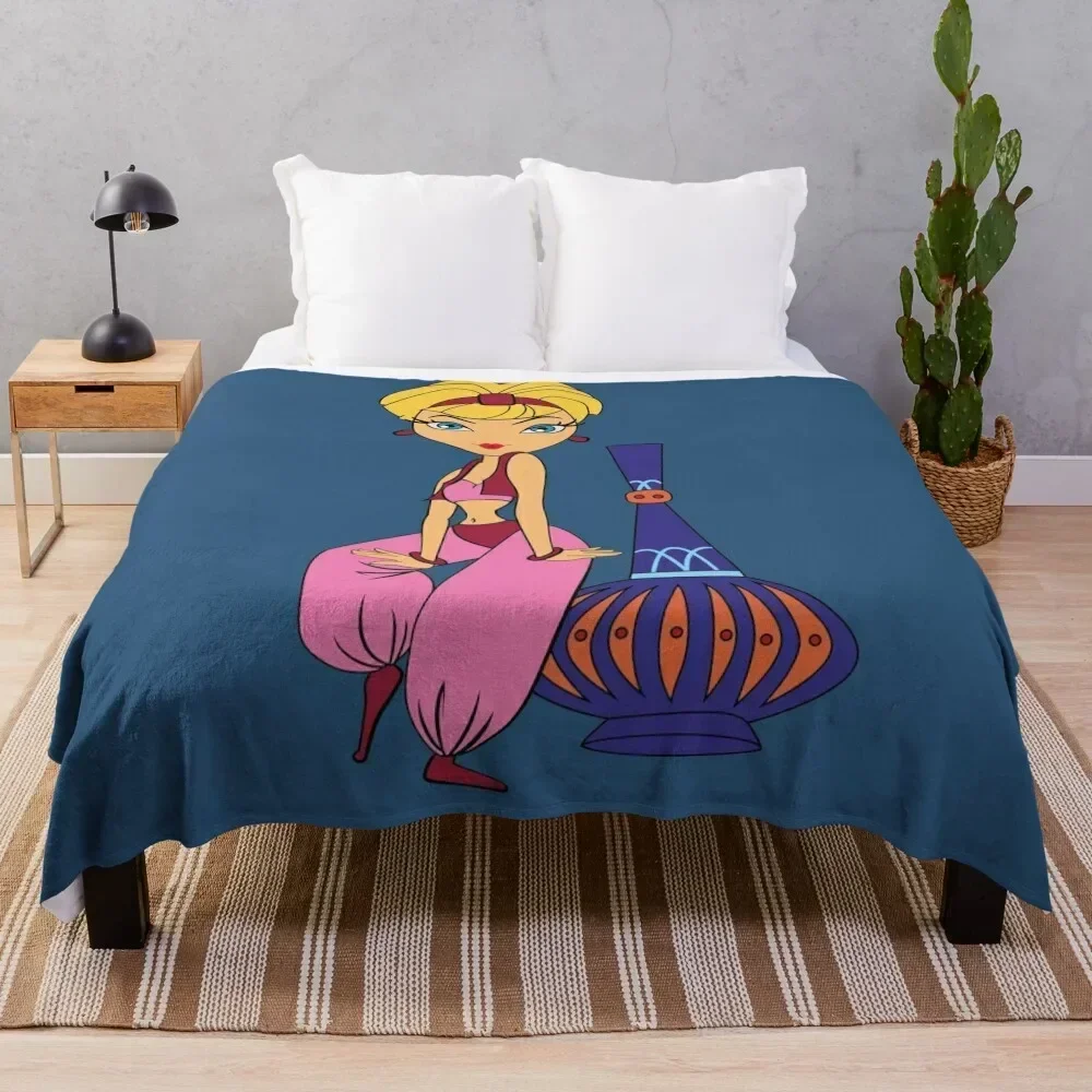 

I Dream of Jeannie 2 Throw Blanket Warm Flannel Blanket for Couch Chair Bedroom