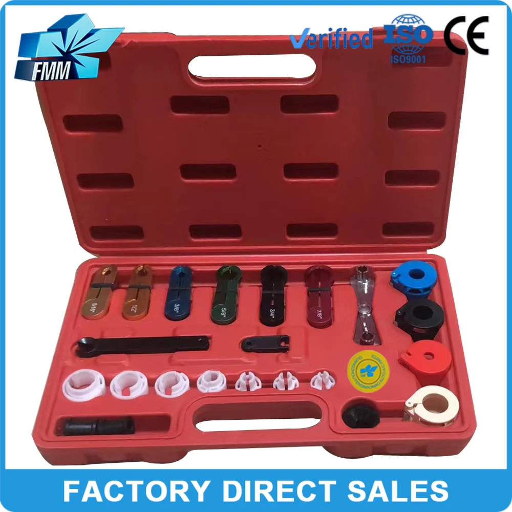 

FMM Car Air Conditioning Refrigerant Fluorine Pipe Fuel Pipe Trachea Compressor Cold Gas Oil Pipe Lock Removal Tool
