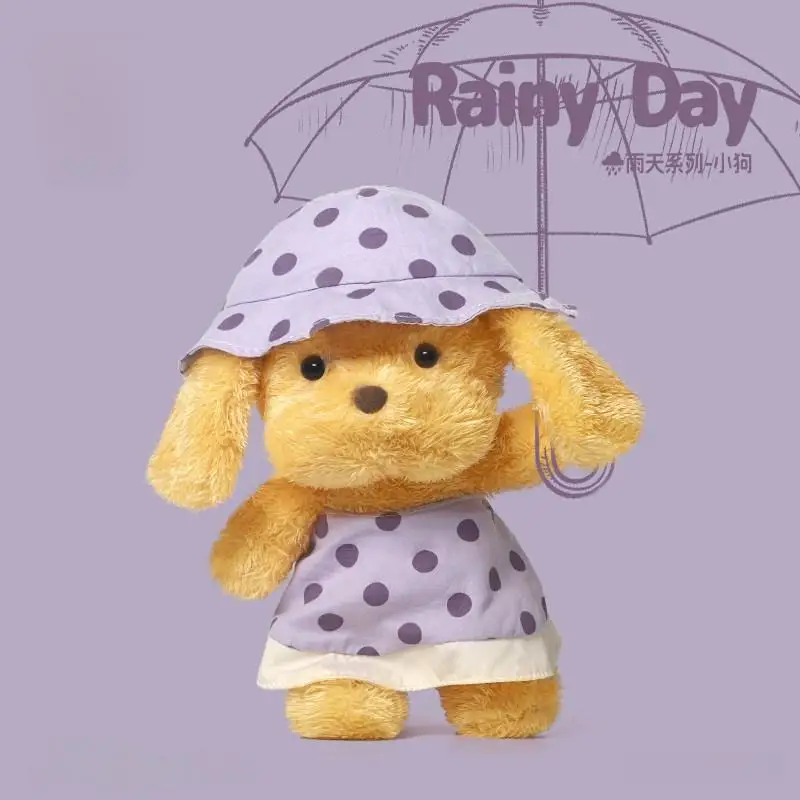 Brinquedo de Pelúcia JOOKI Corgi Fofo, Animal de Estimação Macio, Série Dia Chuvoso, Almofada de Abraço para Dormir, Presente para Aniversário de Meninas