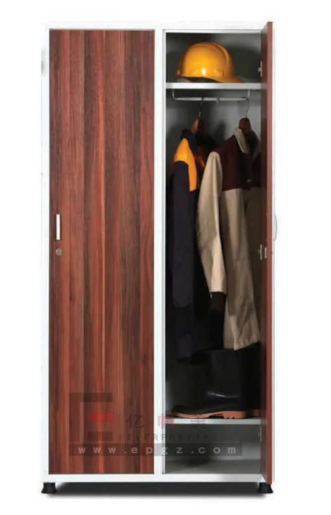 أثاث غرفة النوم، خزانة خشبية، خزانة تخزين، خزانة مع أرفف وأبواب #5