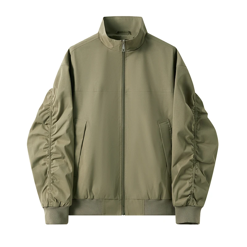 

Мужская куртка-бомбер MA-1, осень 2024, американский ретро, большой бейсбольный костюм, пальто, брендовая уличная одежда, мужские куртки-авиаторы