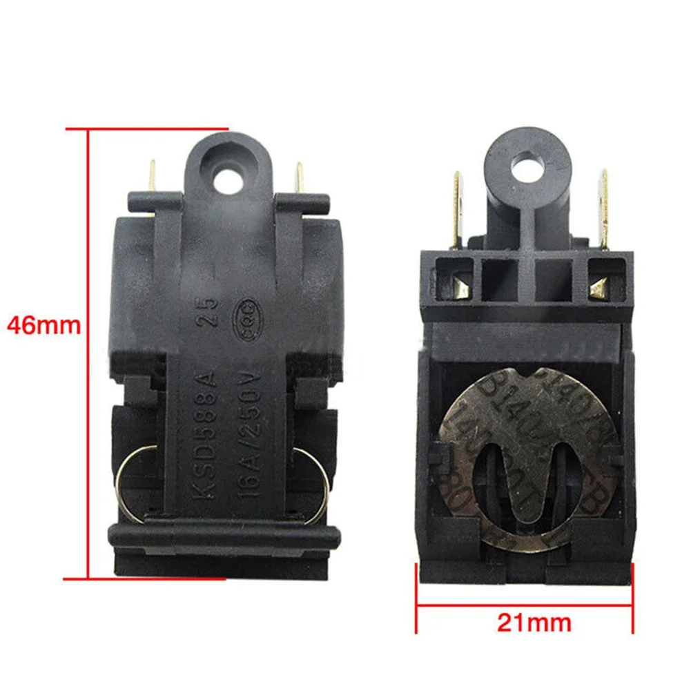 Hot 2pcs/Lot 16A Boiler Thermostat Switch Electric Kettle Steam Pressure Jump Switch Terminal Kitchen Appliance Parts