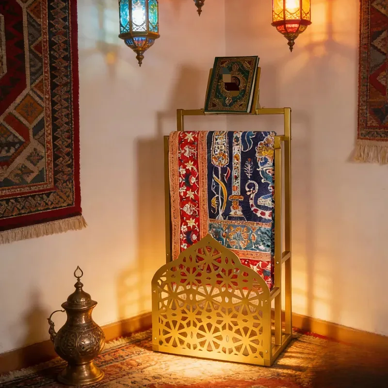 Middle East Arabic Festival Supplies Prayer Carpet Hanger Storage Bracket Home Ornament Decoration
