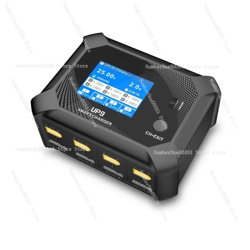 UP9 4 Channel Smart Balance Charger 200W 5A for 1-6S Lipo LiHV LiFe Battery RC Drone Car FPV Quadcopter