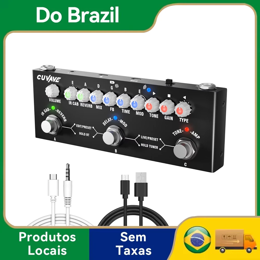 m-vave-cube-baby-guitar-pedale-multi-effetto-con-delay-chorus-riverbero-per-chitarra-elettrica-8-ir-cabinet-ricaricabile
