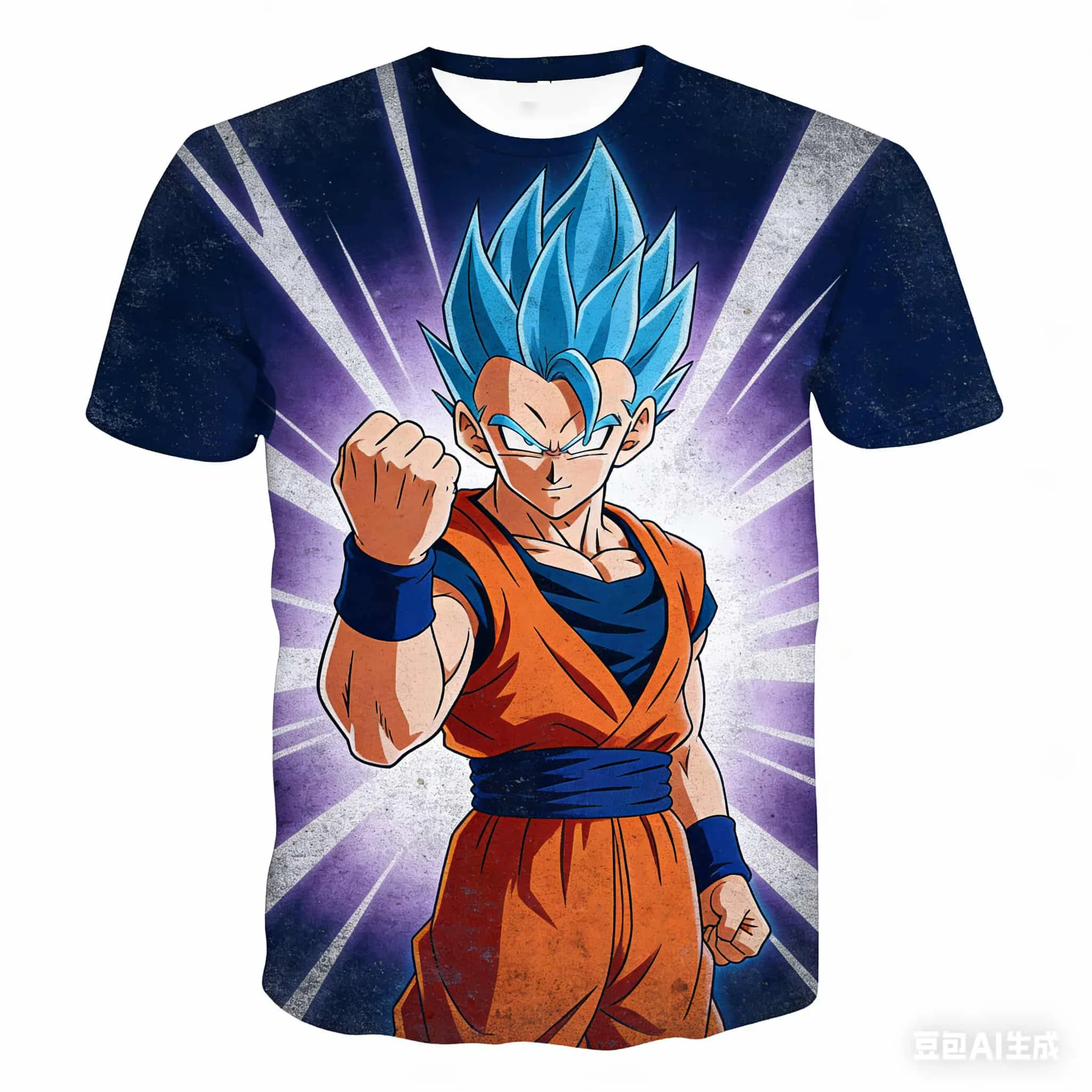 Dragon Ball  Saiyan Goku Anime Graphic T-Shirt For Kids Boys Girls  Loose Casual Streetwear Breathable Fan Short Sleeve Tops