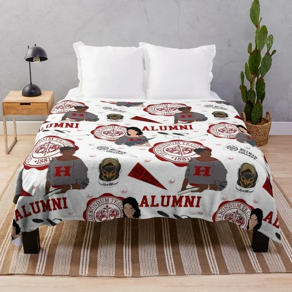 

Hillman College Alumni Throw Blanket manga Luxury St funny gift Cute Blankets