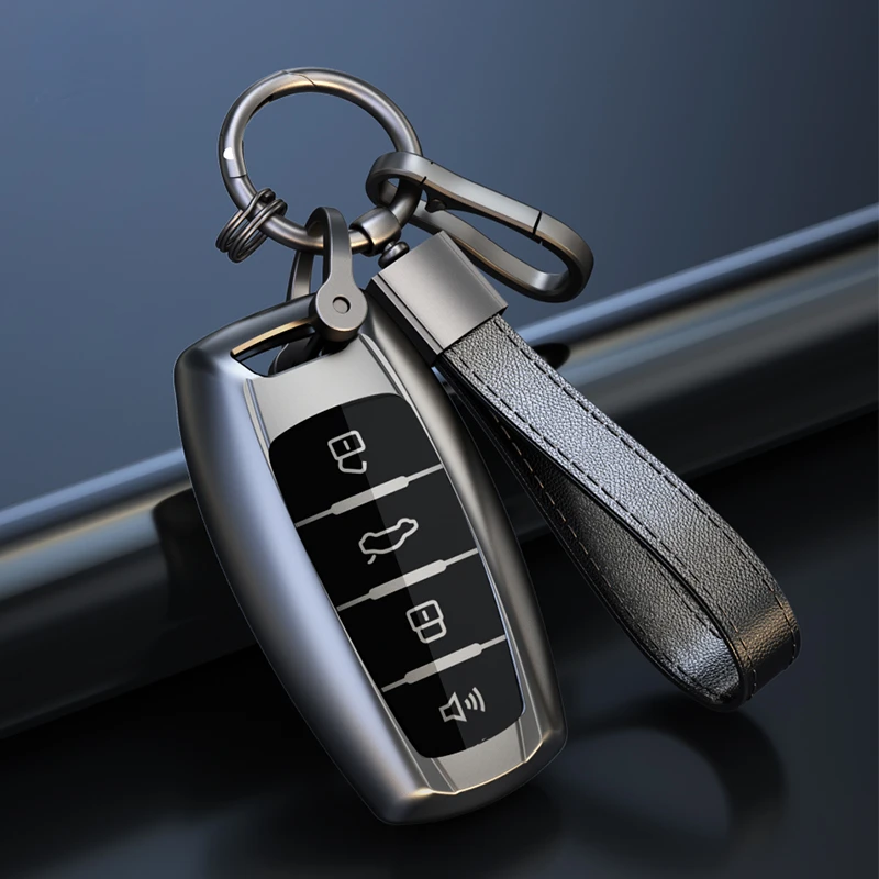 

Suitable For HAVAL H6 2021 2022 2023 Titanium Gray TPU Car Remote Key Case Cover Anti Scratch and Wear-resistantes