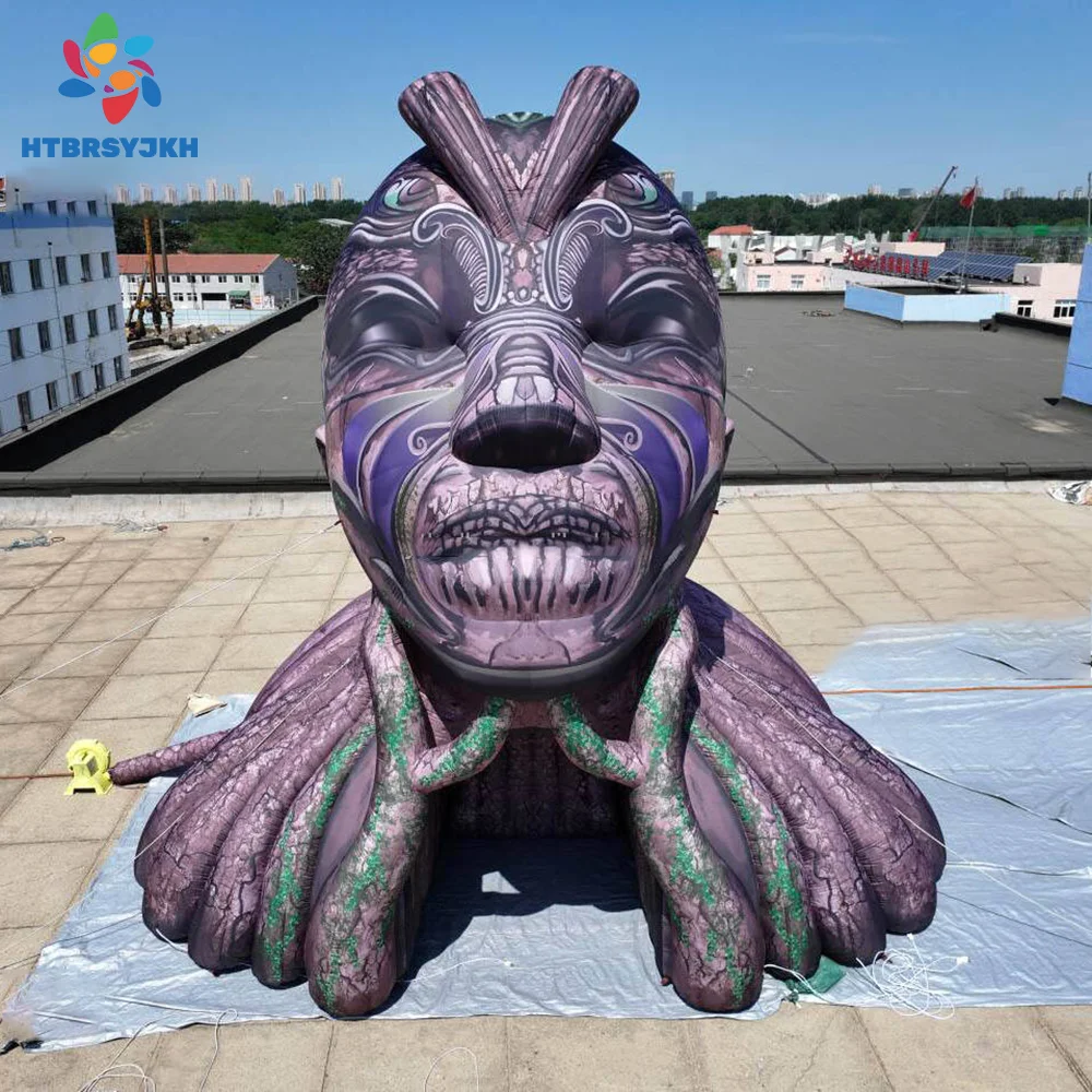 อุโมงค์ลมเป่าลมธีมป่าแห่งเทพแห่งต้นไม้ ขนาดใหญ่ น่าทึ่ง สำหรับตกแต่งเวทีงานรื่นเริง