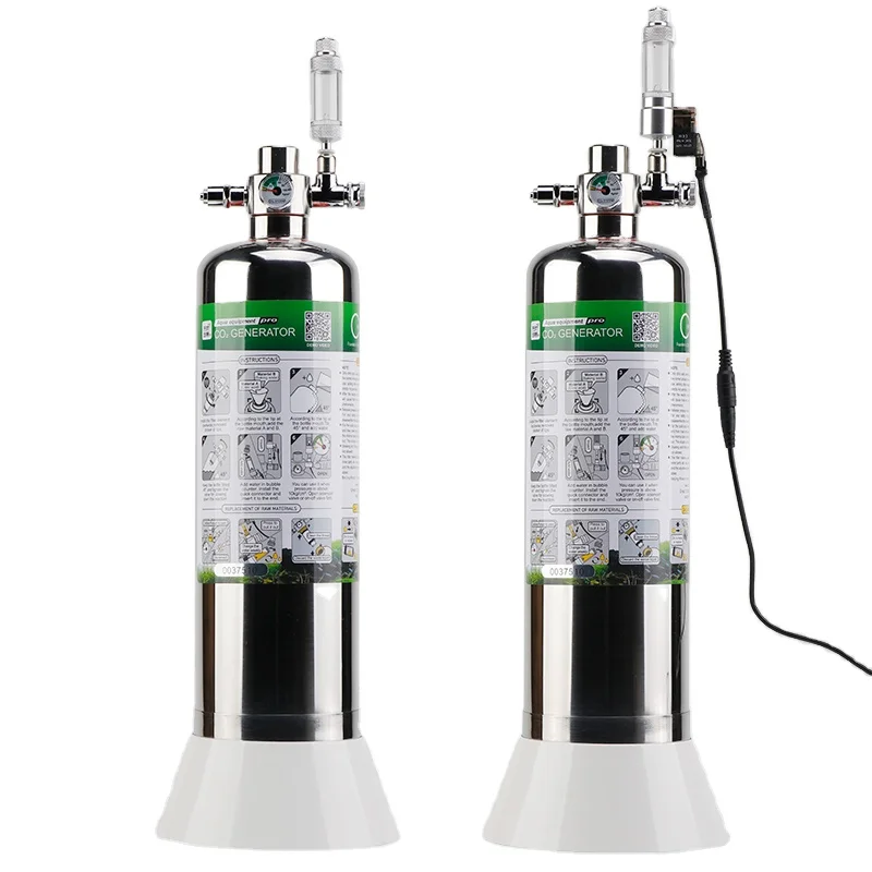

Customized Service Provide Stainless Steel Bottle Aquarium Diy Co2 Generator System for Plants