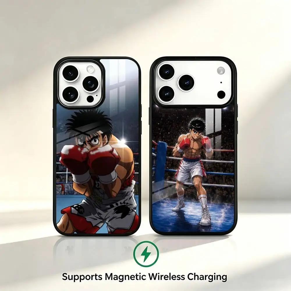 Anime Hajime no Ippo Phone Case For iPhone17,16,15,14,13,12,11 Plus,Pro Supports Magnetic Wireless Charging