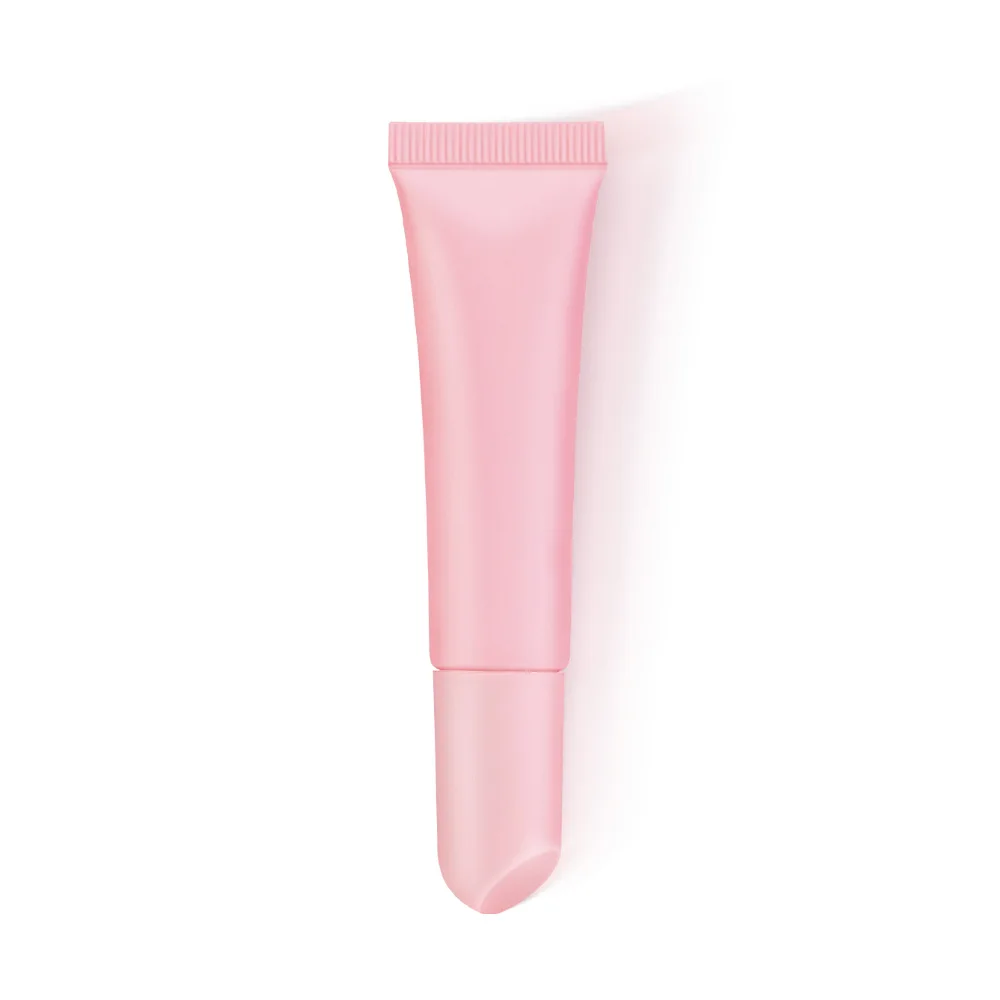 Squeeze Tubes Lip Gloss Package Pink Soft Silicone Mouth Lip Gloss Tube Empty Digital Printing Candy Lipstick Logo Customization