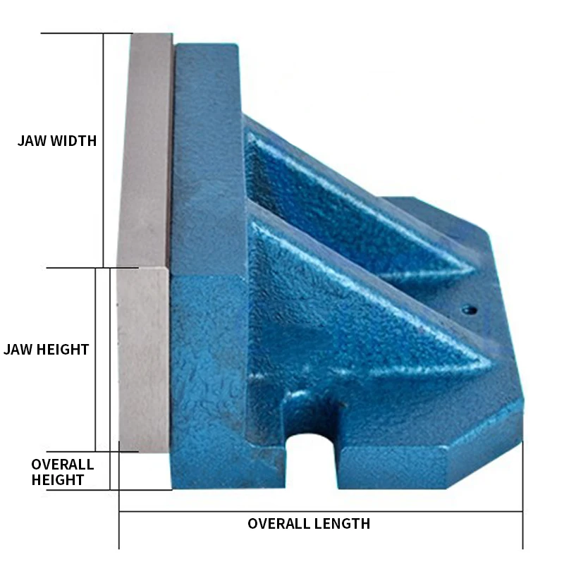 Free-Style Parallel Jaw Vise Split-Type Milling Machine Vise Large Opening Precision Machine Combination Parallel Jaw Vise XW-6