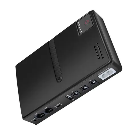 Avbrottsfri strömförsörjning 15V 24V POE 5V 9V 12V USB 18W utgång DC UPS Batteribackup för kamerarouter optiskt modem 10 best sales USB-UPS - №2