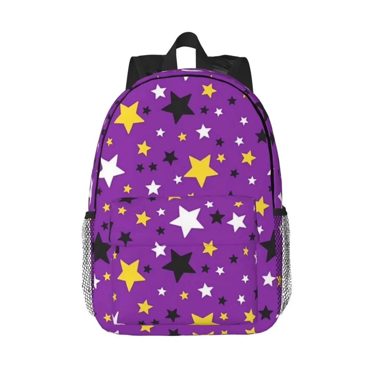 

Nonbinary Stars Backpacks Teenager Bookbag Casual Students School Bags Laptop Rucksack Shoulder Bag Large Capacity