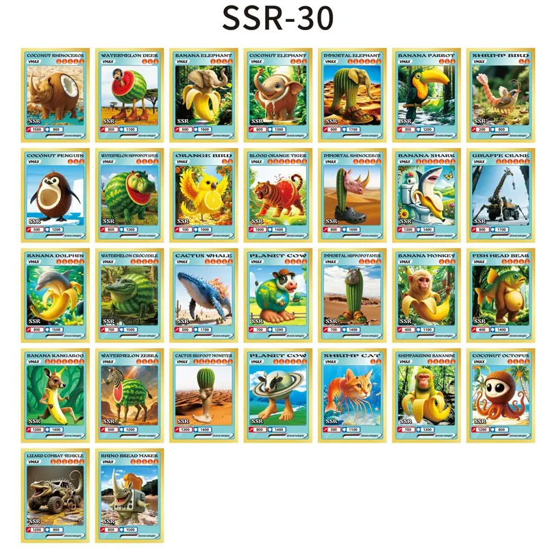 الإيطالية Brainrot أنيمي شخصيات البطاقات التعليمية مجموعة بطاقات Tingtung Sahur Tralalero Tralala جمع بطاقات الأطفال هدية عيد ميلاد