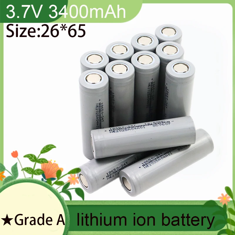 

100% Original 18650 Battery 18650 3.7v 3400mah 18650 Rechargeable Lithium Battery Batteries