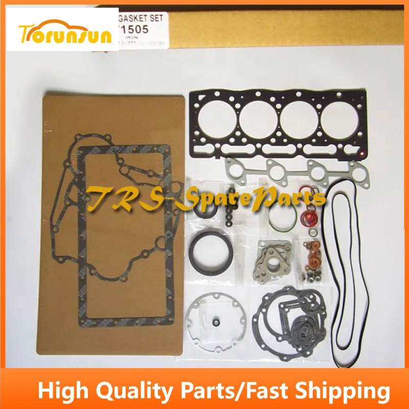 

Complete repair Overhaul engine full gasket set kit for Kubota engine V2607