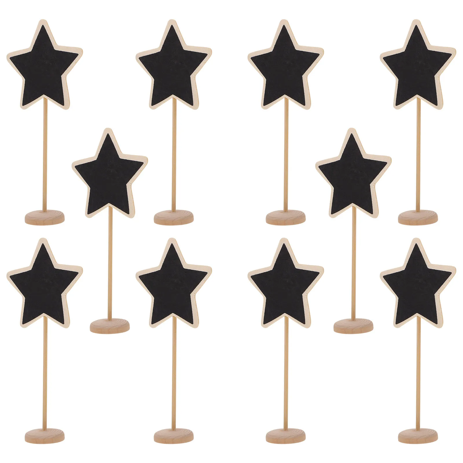 

10Pcs Small Blackboard Decorative Chalkboard Picks Multi-Functional Plant Pot Signs DIY Message Boards Party