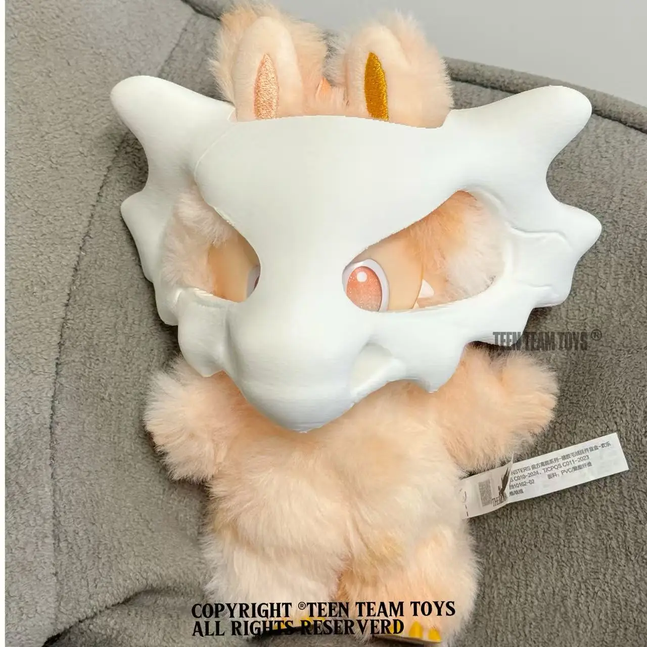 Only Masks For Labubu Doll 3th Trendy Toys Accessories For Mini Labubu Cartoon Skull Decorative Creative Cute Cubone 3D Printing