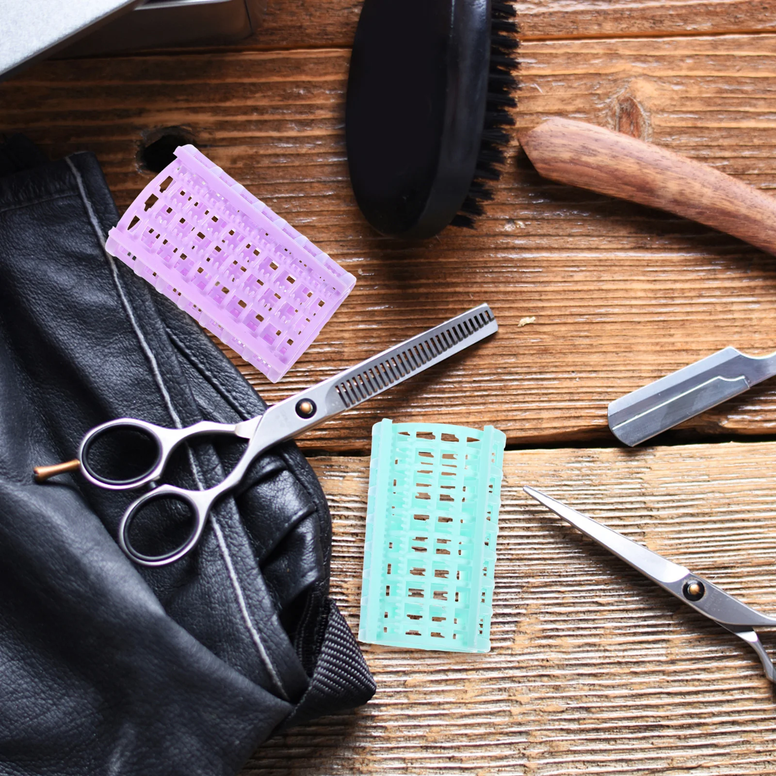 

12 шт. бигуди легкие портативные самоклеящиеся ролики из АБС-пластика для длинных коротких парикмахерских инструментов для укладки волос объемные кудри