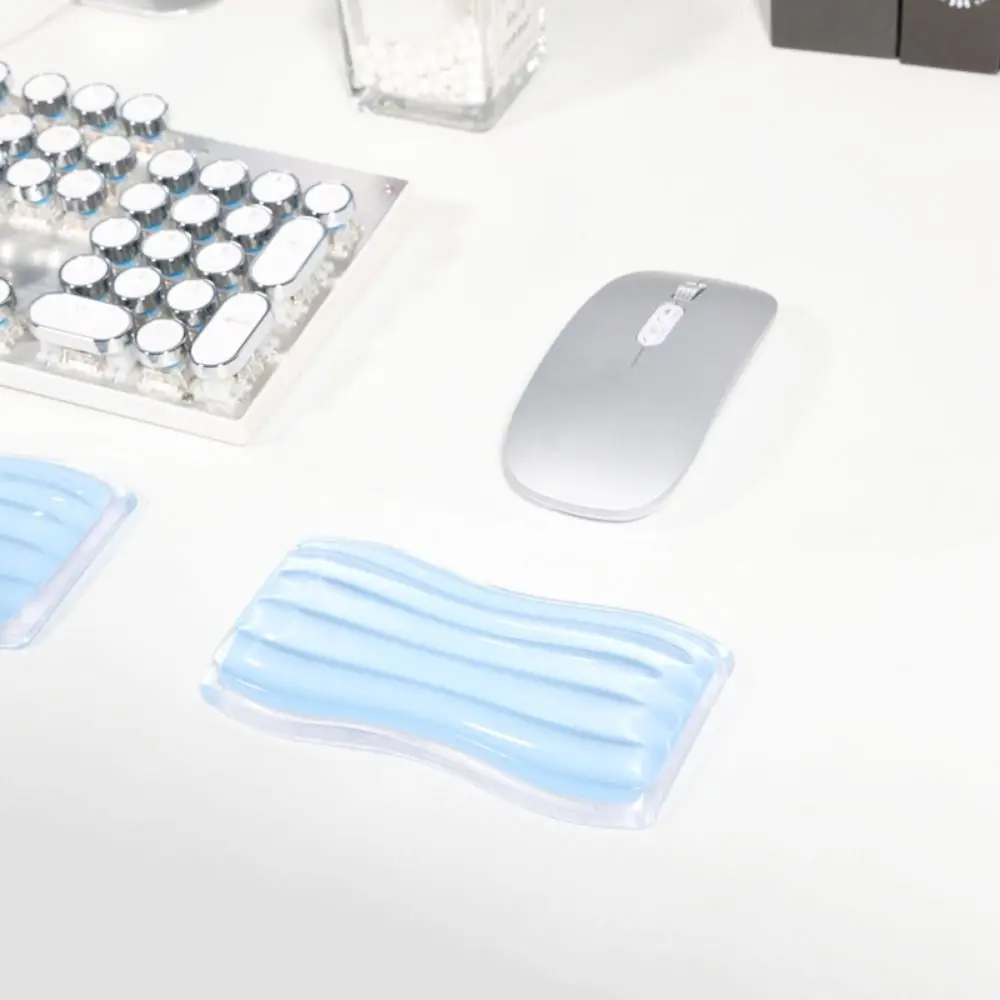 

Creative Clear Mouse Wrist Rest Transparent Ergonomic Gel Wrist Rest Pad Effectively Soft Silicone Gel Wrist Pad School