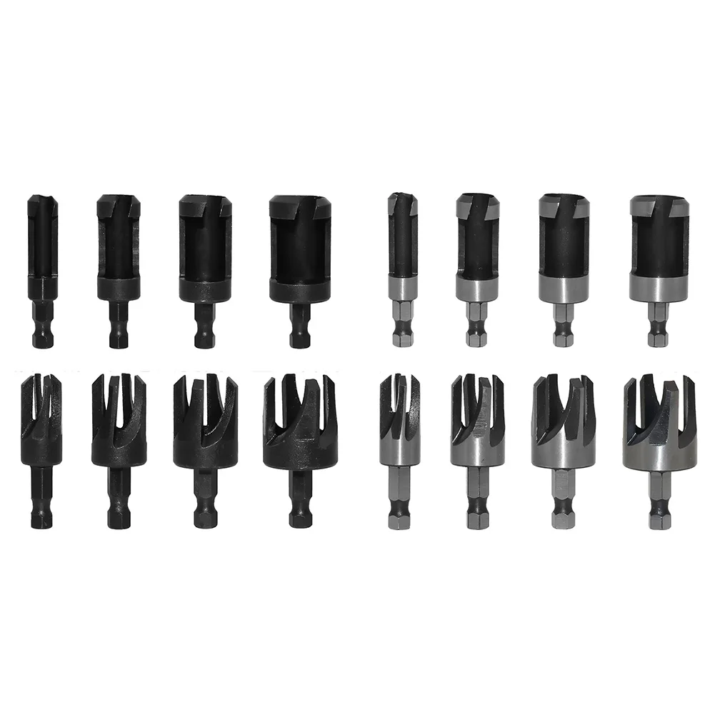 Imagem -04 - Hex Shank Kraft Passador Bit para Carpintaria Ferramenta de Corte de Madeira Plug Cortiça Clawtipo 616