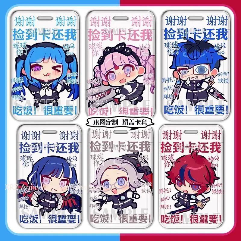 

The Hundred Line Sumino Takumi Anime Student Id Card Bus Subway Ferrule Protective Case Meal Card Holder Venue Mall Pendant Gift