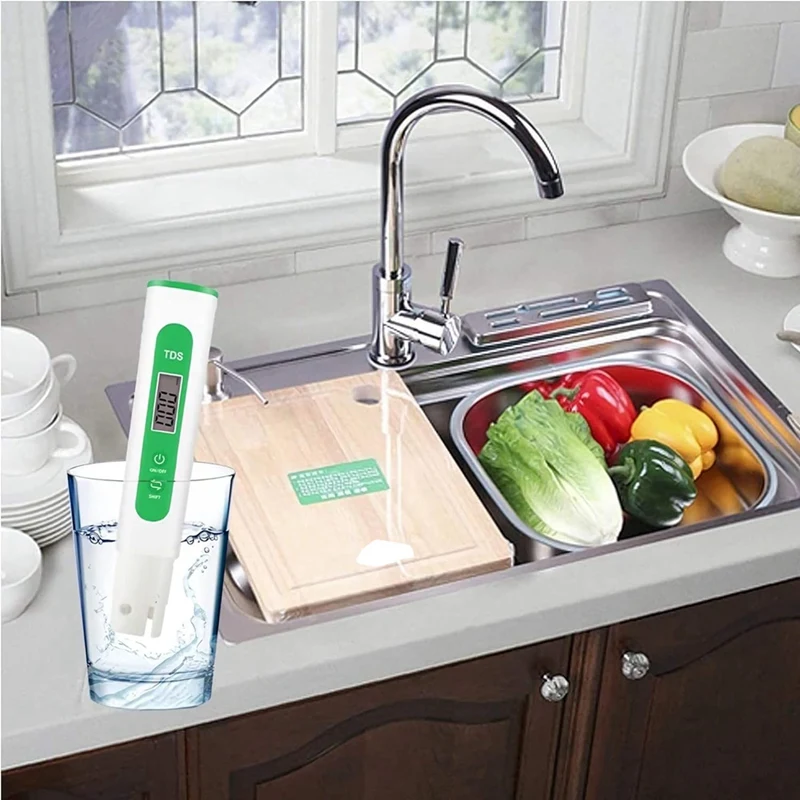 1 ชิ้นพลาสติก TDS Meter เครื่องทดสอบคุณภาพน้ําแบบดิจิตอล, 0-999 Ppm ช่วงการวัด, 1 Ppm เพิ่มขึ้น, ความแม่นยําในการอ่านข้อมูล 2%