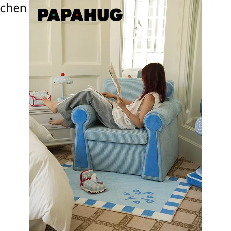 casual sofa chair retro reclining sleeping balcony bedroom living room single chair