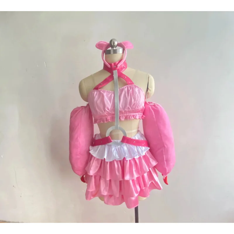 SUPER SONICO GRG Racing Queen Genus Gloomy Bear Cosplay Costume with socks