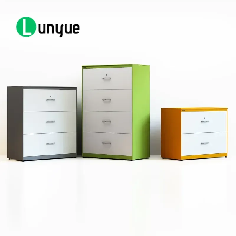 Metal Office File Cabinet Chest of Drawers Storage Organizer for Home Business Desk Documents Heavy Duty Durable Space Saving