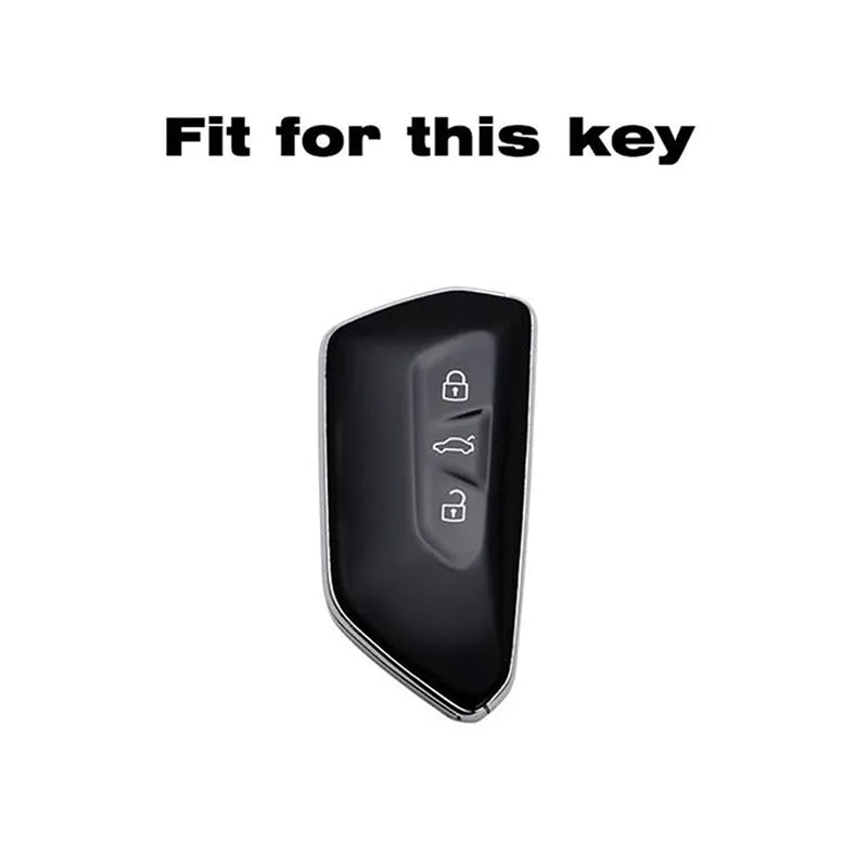 Soft TPU Key Case For VW Golf 8 ID4 Cupra Formentor Tarraco Mk7 Gti Mk8 Skoda Octavia 4 Seat Leon Mk4 Cover Keychain Accessories