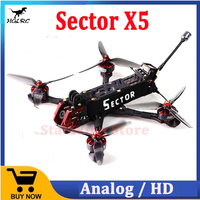 HGLRC Sector X5 6S Analog/HD 5 Inch FPV Racing RC Drone with Zeus F722 Mini FC 45A V2 4in1 ESC M80 GPS 800mW VTX 2306.5 Motor