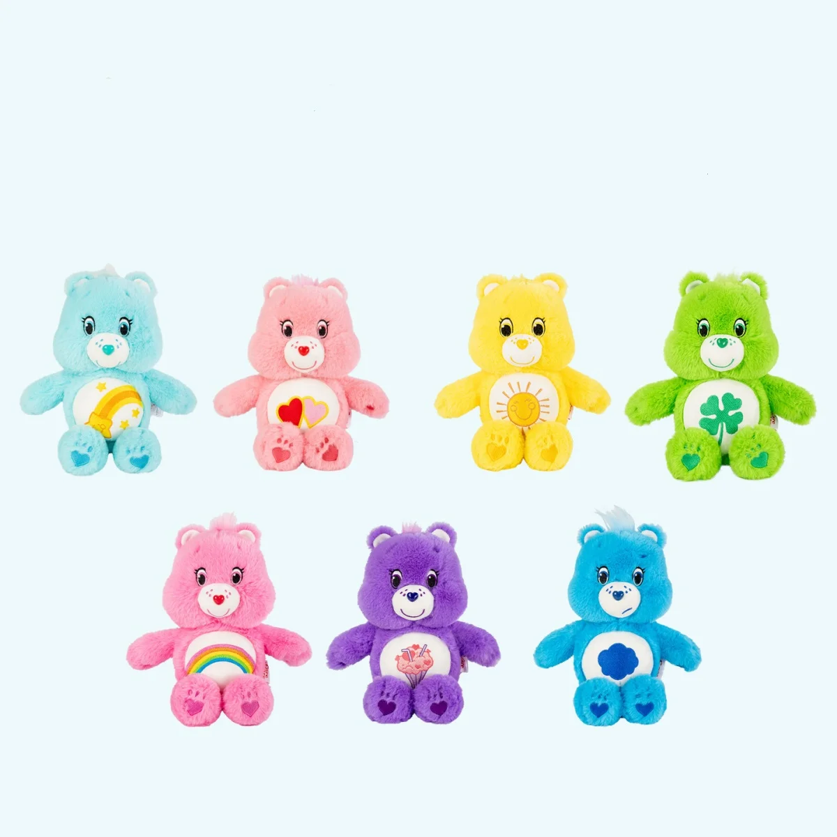 

Плюшевые игрушки Care Bear Kawaii Bear 33 см, подарок для мальчиков и девочек, милые радужные медведи, мягкие игрушки-компаньоны для сна