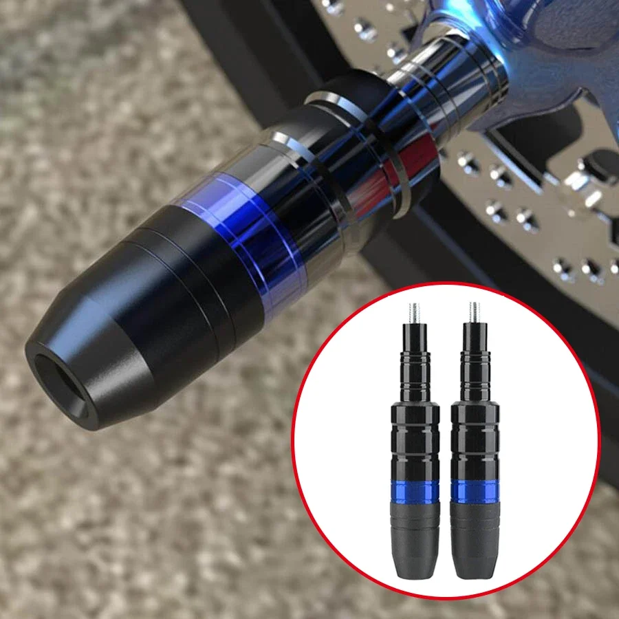 2x Motorcycle Anti Falling Rod Scooter Motorbike CNC Aluminum Engine Shatter Crash Frame Slider Protector Stick Bar 8mm