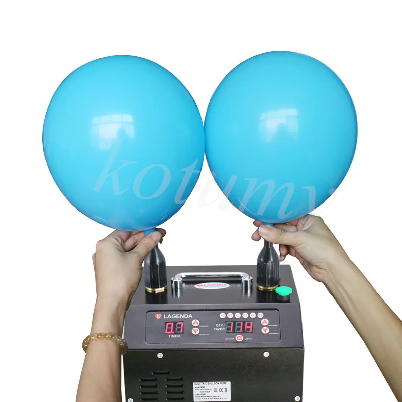 Dual Holes Lagenda Balloon Electric Air Pump 5.0 Balloon Inflator Balloon Air Blower Portable Inflatable Tools