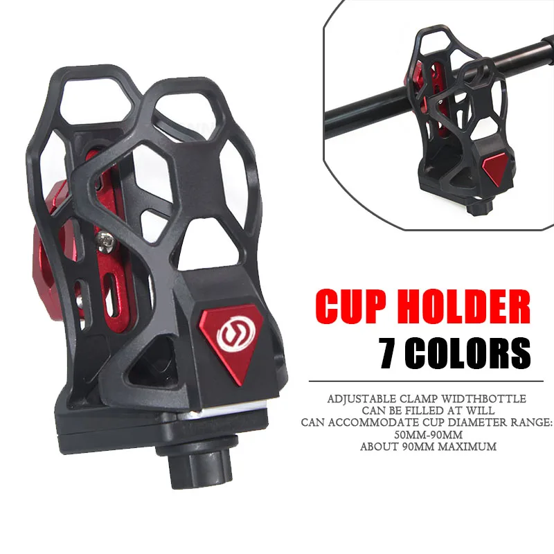 

Motorcycle Cup Holder Aluminum Adjustable For SYM CRUISYM 300 GTS 300i GTS300i JOYMAX Z300 JETX 125 150 MAXSYM 400 TL500