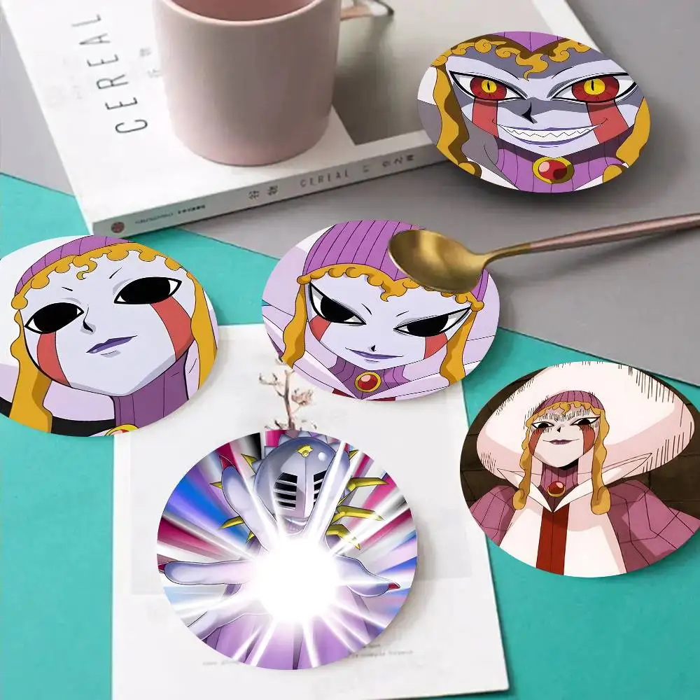 1pc Zofis Anime Characters Wooden Coaster Colour Printing Cup Mat Home Desk Decoration Gifts