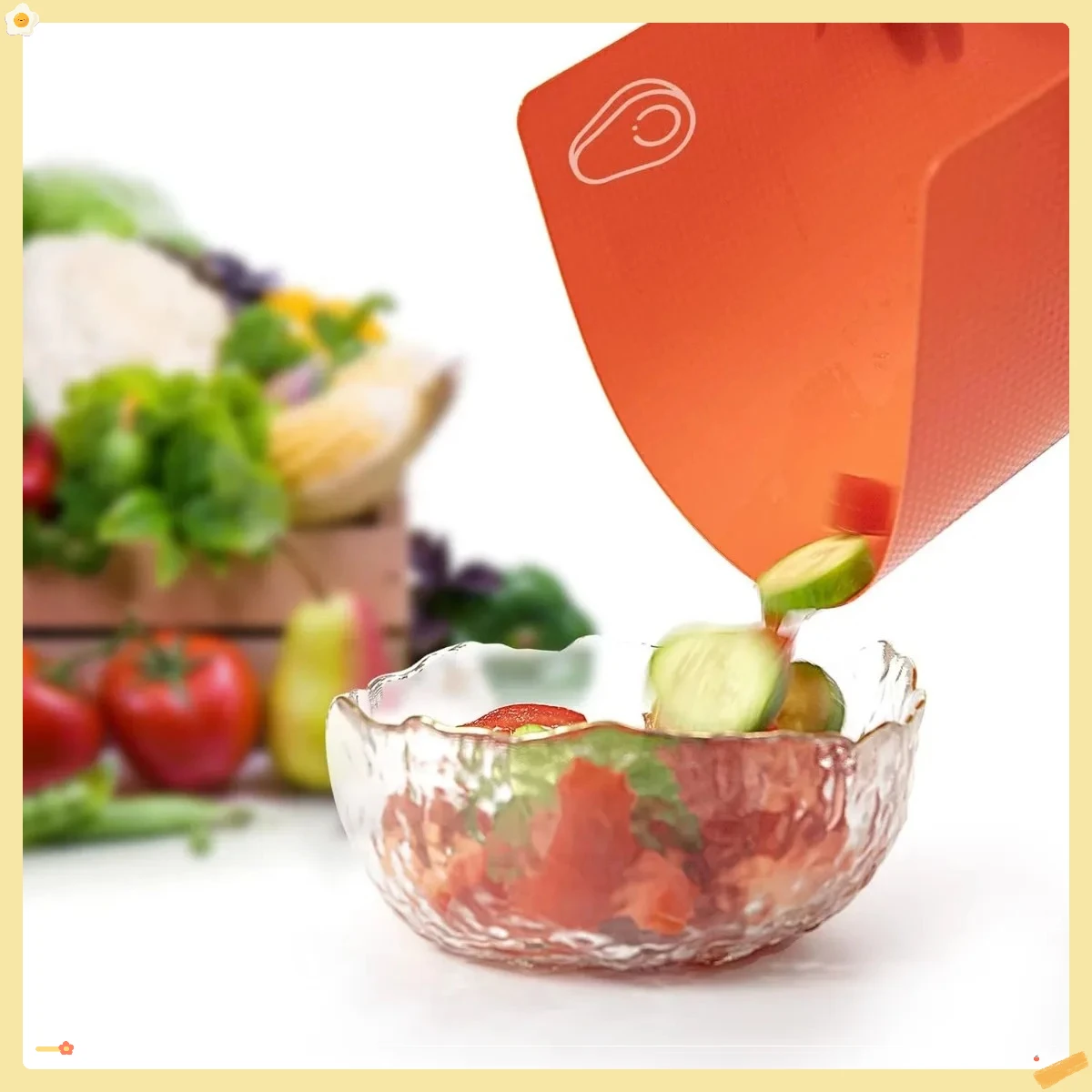 5 sztuk elastycznych desek do krojenia, plastikowe deski do krojenia bez BPA do kuchni, antypoślizgowa mata do krojenia mięsa i warzyw