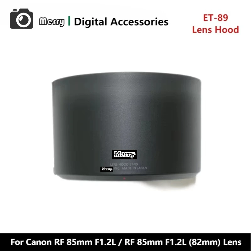 

New Original Genuine Front Lens Hood ET-89 For Canon RF 85mm F1.2L USM / RF 85mm F1.2L USM DS (82mm) Camera Lens
