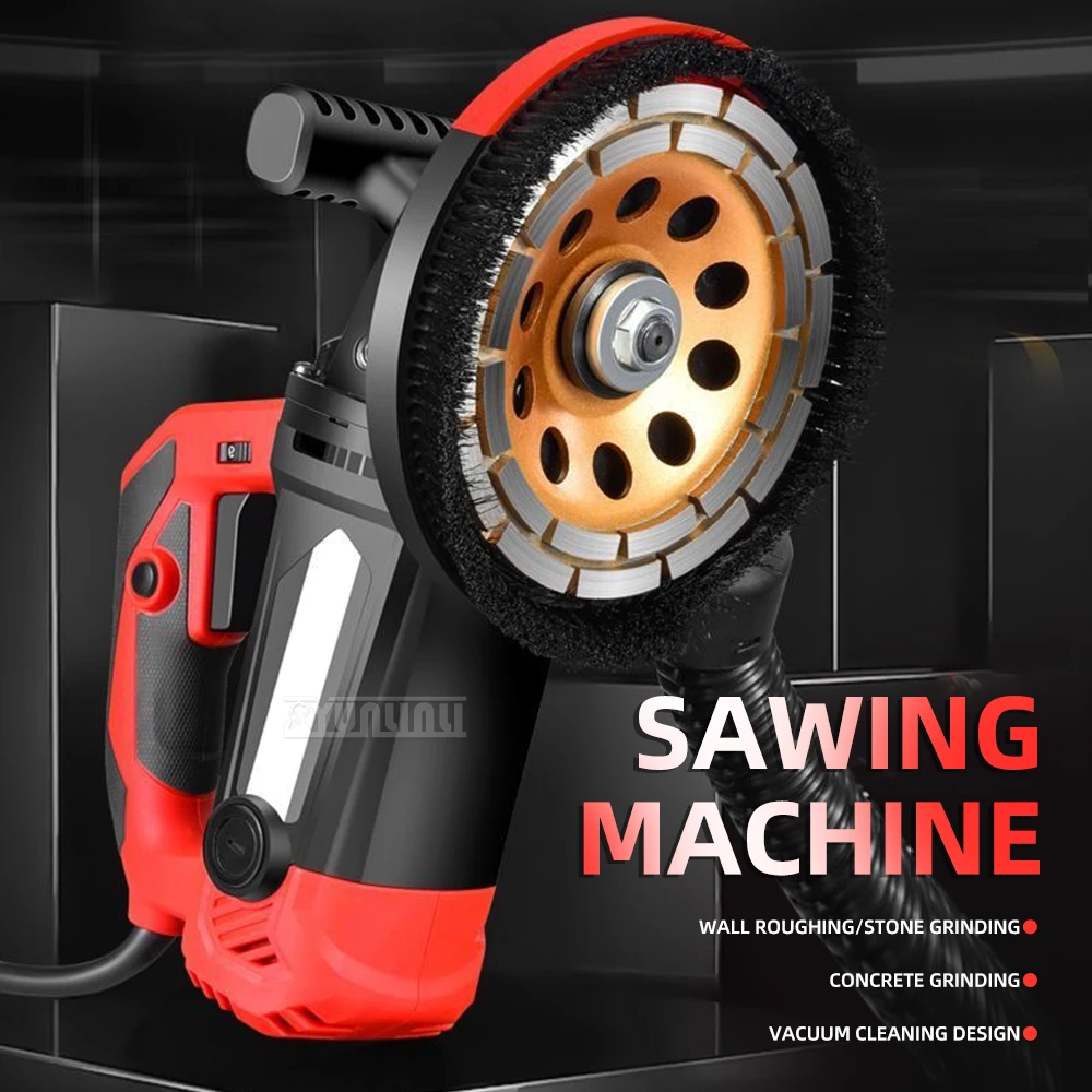 Electric Wall Planer & Grinder Machine | Concrete Surface Polisher for Paint Removal, Old Wall Renovation & Floor Grinding