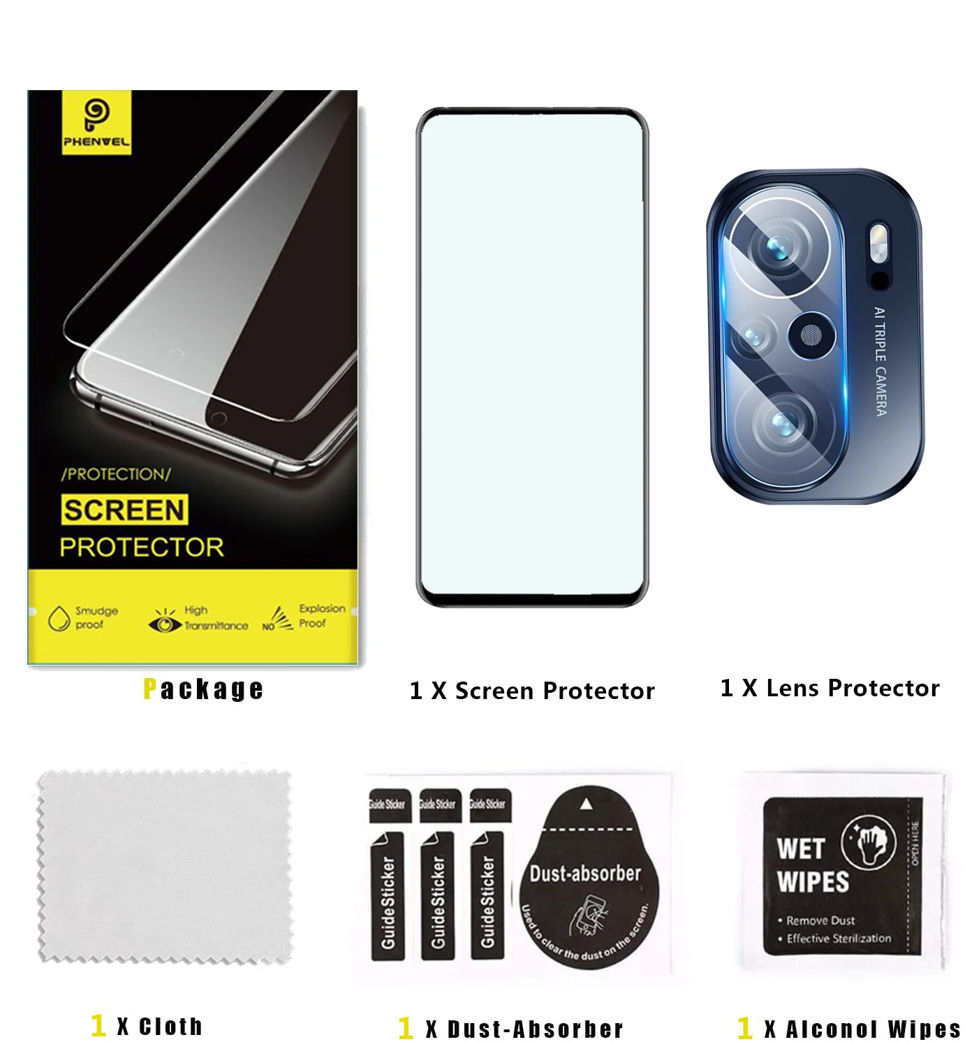 Oleophobic Glass Film For Oneplus 9R 9 Screen Protector Full Cover Tempered Glass For Oneplus 8T 7T 7 6T 9RT