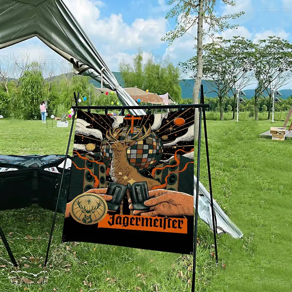 J-Jagermeister Anime Classic Movie Printed Large Flag Art Science Fiction Room Home Decor Decor Banner