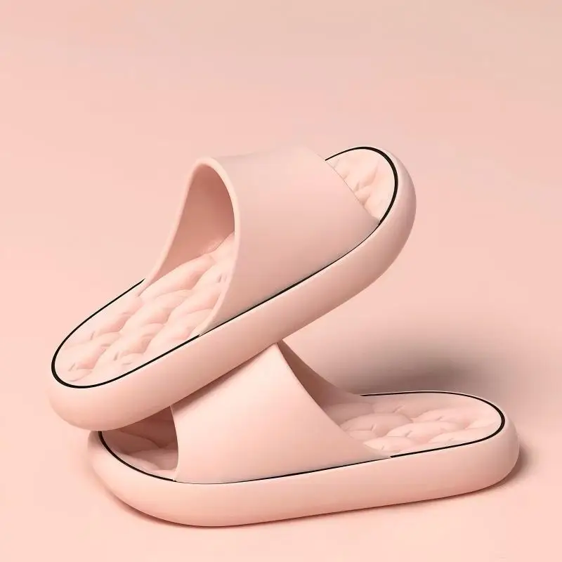 شباشب حمام نسائية عصرية راقية للاستحمام والمنزل شباشب للنساء داخلية غير قابلة للانزلاق وغير نتن للصيف شباشب أرضية داخلية للفندق