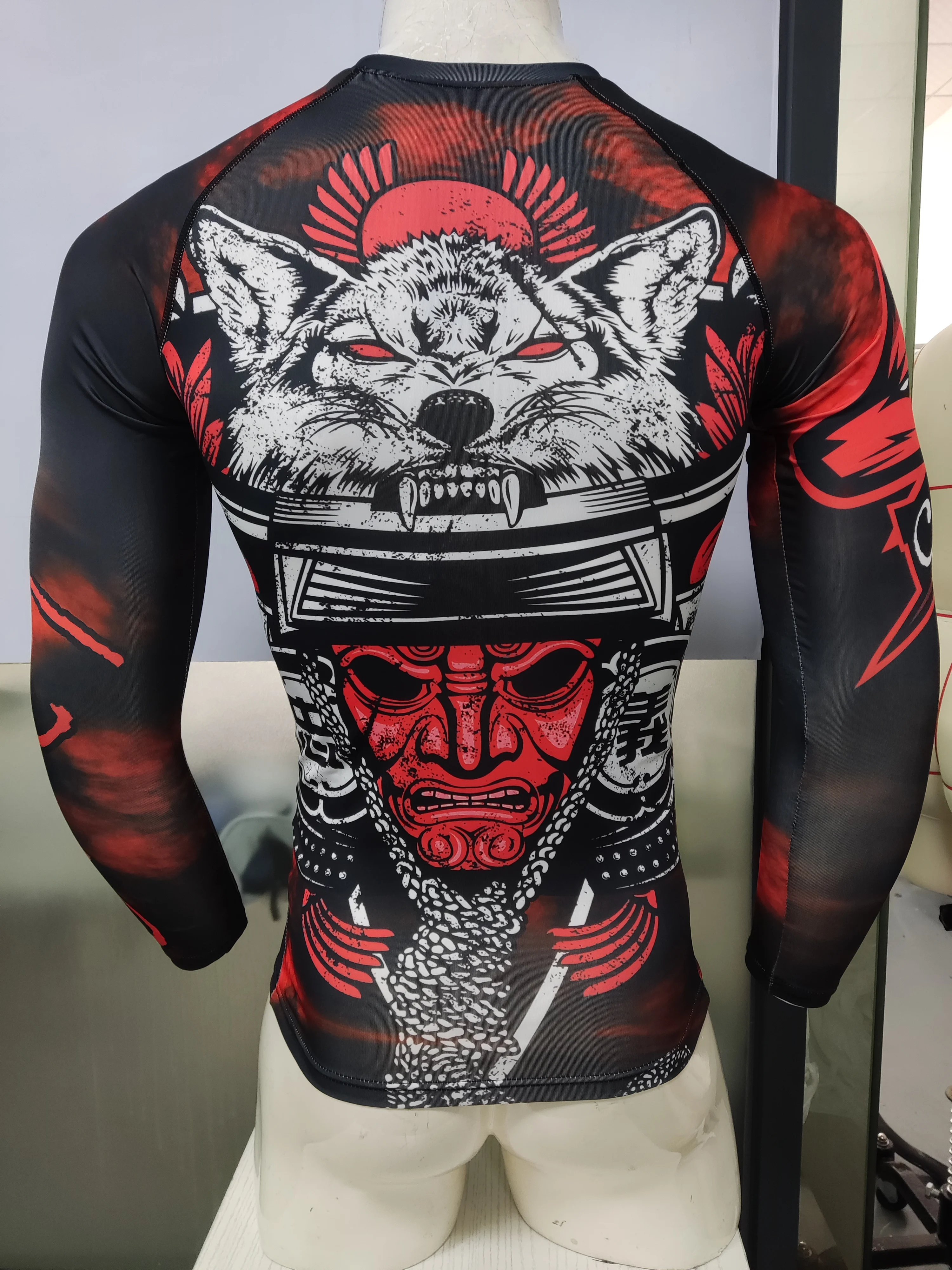 Cody Lundin Anime Digital Printed Sports Shirts Polyester Spandex Fitness Running Bjj jiu jitsu Rash Guard Boxing Jersey